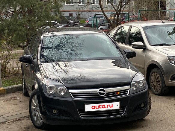 2008 Opel Astra H Рестайлинг, чёрный, 465000 рублей - вид 2