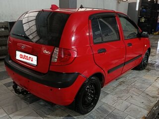 2008 Hyundai Getz I Рестайлинг, красный, 430000 рублей, вид 5