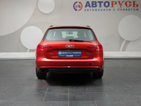 2014 Audi A4 IV (B8) Рестайлинг, красный, 1038000 рублей, вид 4