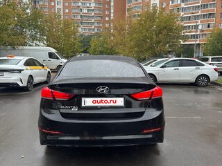 2017 Hyundai Elantra VI (AD), чёрный, 1630000 рублей, вид 2