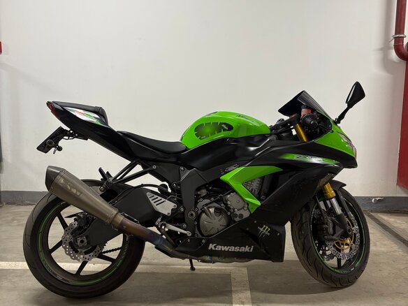 2014 Kawasaki ZX-6 Ninja, зелёный, 805000 рублей - вид 3