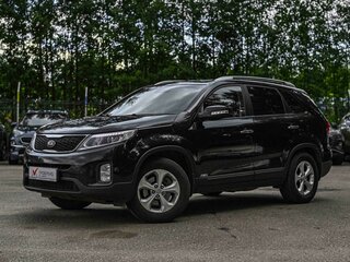 2015 Kia Sorento II Рестайлинг, чёрный, 1395001 рублей, вид 1