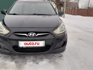 2012 Hyundai Solaris I, чёрный, 540000 рублей, вид 3