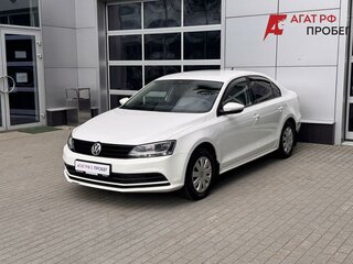 2015 Volkswagen Jetta VI Рестайлинг, белый, 1050000 рублей, вид 3
