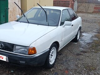 1989 Audi 80 IV (B3), белый, 65000 рублей, вид 1
