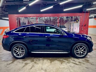 2018 Mercedes-Benz GLE Coupe 350 d I (C292), синий, 4390000 рублей, вид 3