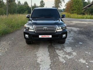 2014 Toyota Land Cruiser 200 Series Рестайлинг 1, чёрный, 3300000 рублей, вид 2