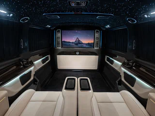 2024 Mercedes-Benz V-Класс Extra Long 300 d экстра длинный III (W447) Рестайлинг 2, чёрный, 17900000 рублей, вид 4