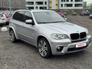 2010 BMW X5 40d II (E70) Рестайлинг, серебристый, 2050000 рублей, вид 2