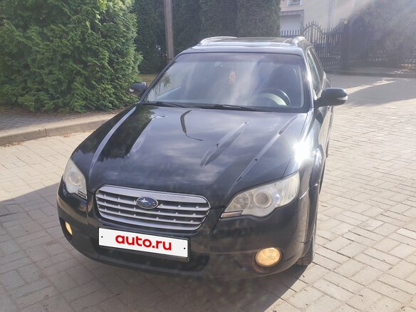 2008 Subaru Outback III Рестайлинг, чёрный, 875000 рублей - вид 2
