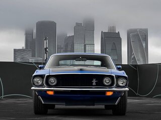 1969 Ford Mustang I, синий, 14500000 рублей, вид 1