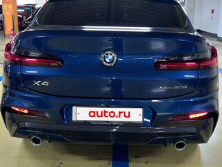 2019 BMW X4 20d II (G02), синий, 5200000 рублей, вид 4