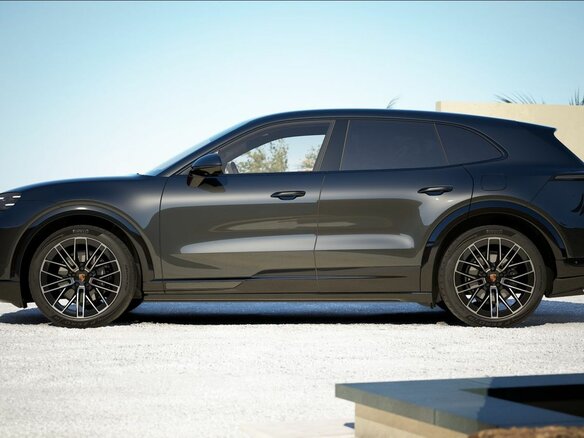 2026 Porsche Cayenne Electric IV, серый - вид 3