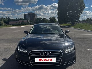 2016 Audi A7 I (4G) Рестайлинг, синий, 3550000 рублей, вид 1