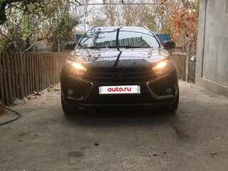 2018 Lada (ВАЗ) Vesta SW I, чёрный, 950000 рублей, вид 4
