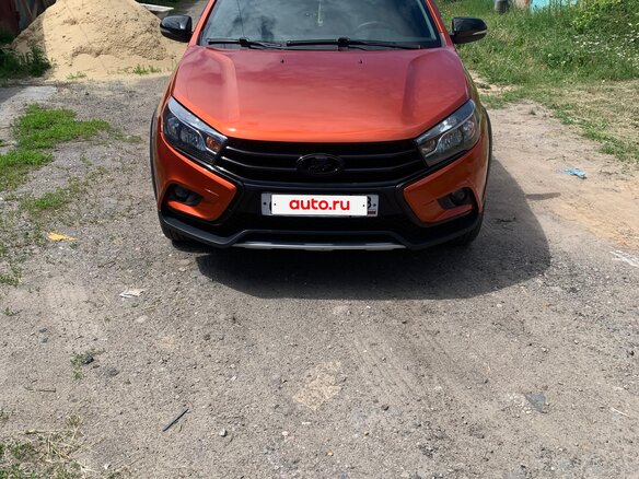 2020 Lada (ВАЗ) Vesta SW Cross I, оранжевый, 1100000 рублей