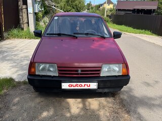 1998 Lada (ВАЗ) 21099, красный, 130000 рублей, вид 1