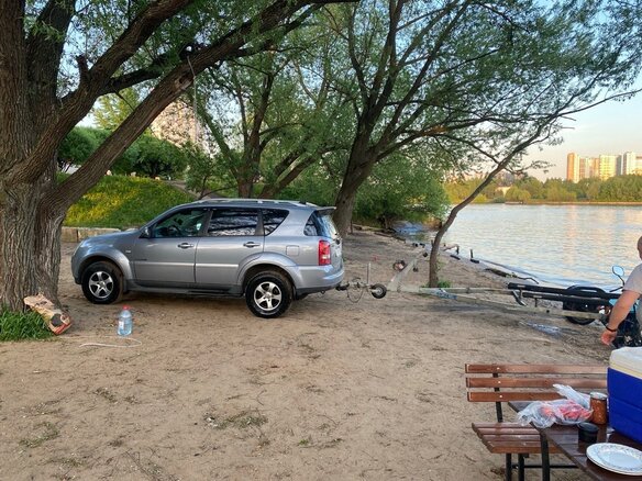 2012 SsangYong Rexton II, серый, 1200000 рублей - вид 18