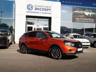2021 Lada (ВАЗ) Vesta SW Cross I, оранжевый, 850000 рублей, вид 4