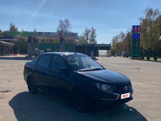2020 Lada (ВАЗ) Granta I Рестайлинг, чёрный, 465000 рублей, вид 2
