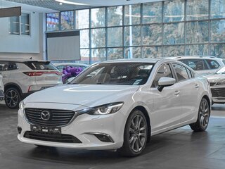 2015 Mazda 6 III (GJ) Рестайлинг, белый, 1499000 рублей, вид 3