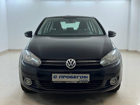 2012 Volkswagen Golf VI, чёрный, 730000 рублей, вид 2