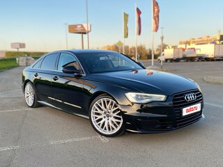 2015 Audi A6 IV (C7) Рестайлинг, чёрный, 1700000 рублей, вид 2