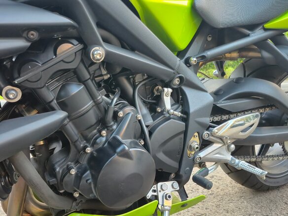 2009 Triumph Street Triple, зелёный, 475000 рублей - вид 5
