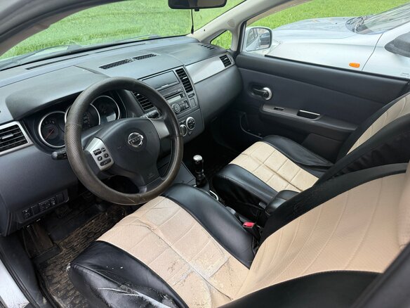 2008 Nissan Tiida I, серебристый, 450000 рублей - вид 6
