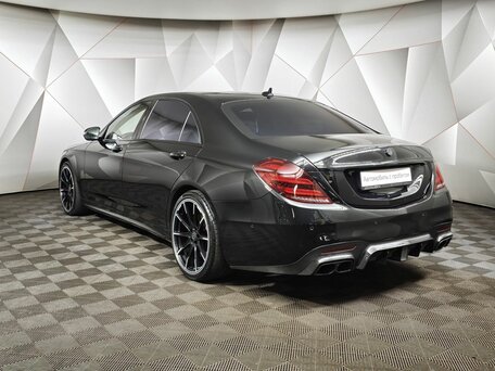 2017 Mercedes-Benz S-Класс AMG 63 AMG Long III (W222, C217) Рестайлинг, чёрный, 7100000 рублей, вид 4