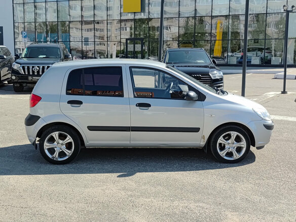 2007 Hyundai Getz I Рестайлинг, серебристый, 445000 рублей - вид 3