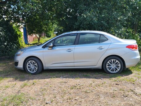 2014 Citroen C4 II, серебристый, вид 2