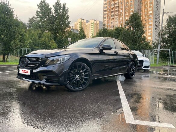 2019 Mercedes-Benz C-Класс 220 d IV (W205) Рестайлинг, чёрный - вид 2