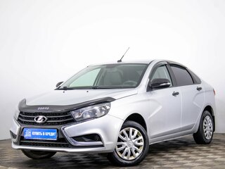 2018 Lada (ВАЗ) Vesta I, серебристый, 919000 рублей, вид 3