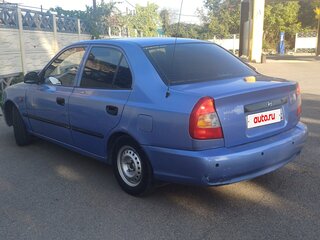 2004 Hyundai Accent ТагАЗ II, фиолетовый, 380000 рублей, вид 5