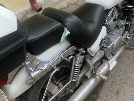 1993 Kawasaki VN1500 Vulcan, белый, 360000 рублей, вид 5