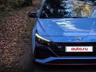 2022 Hyundai Avante N VII, голубой, 3770000 рублей, вид 2