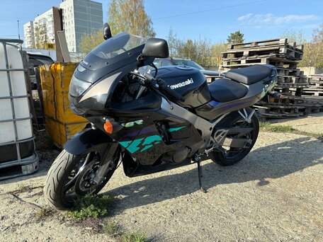 1996 Kawasaki ZX-6R Ninja, серый, 300000 рублей, вид 1