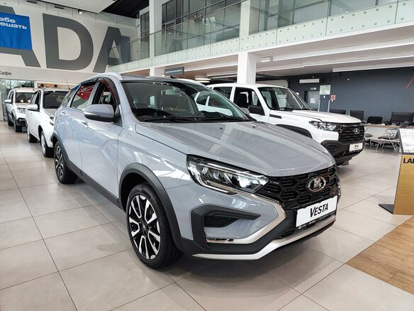 2026 Lada (ВАЗ) Vesta SW Cross I Рестайлинг (NG), голубой