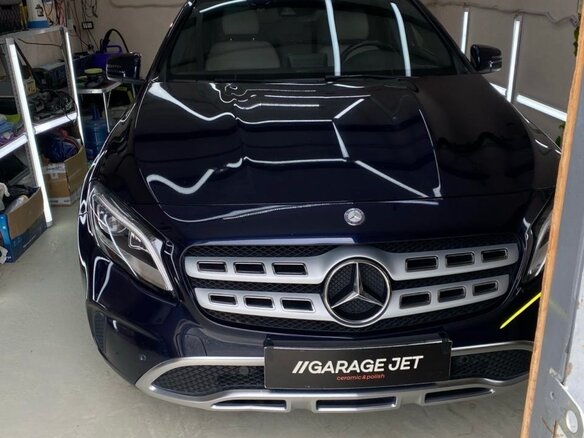 2017 Mercedes-Benz GLA 250 I (X156) Рестайлинг, синий, 2670000 рублей - вид 1