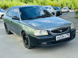 2001 Hyundai Accent II, серый, 175000 рублей, вид 2