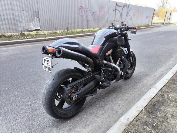 2005 Yamaha MT-01, чёрный, 680000 рублей - вид 6