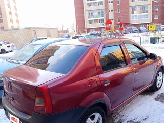 2013 Renault Logan I Рестайлинг, красный, 325000 рублей, вид 4
