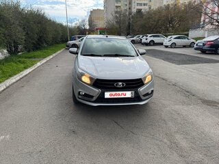 2016 Lada (ВАЗ) Vesta I, серебристый, 850000 рублей, вид 2