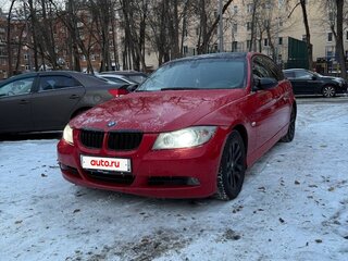 2008 BMW 3 серии 320i V (E90/E91/E92/E93), красный, 1090000 рублей, вид 1