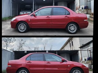 2005 Mitsubishi Lancer IX Рестайлинг, красный, 690000 рублей, вид 3