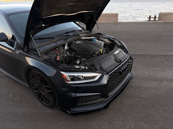 2018 Audi A5 II (F5), синий - вид 6