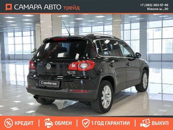 2010 Volkswagen Tiguan I, чёрный, 920000 рублей - вид 3