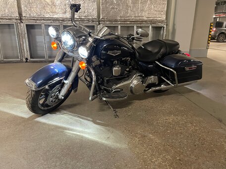 2014 Harley-Davidson Road King, синий, 1666666 рублей, вид 4