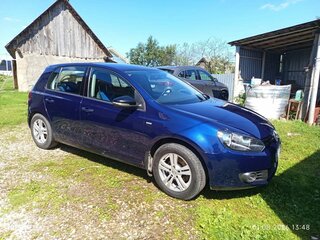 2012 Volkswagen Golf VI, синий, 900000 рублей, вид 3